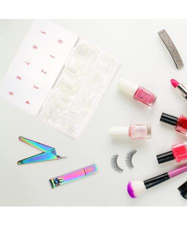 MAGICLULU French Manicure Kit 1 Set Nail Set Halloween Halloween Valentine Day Mothets Day Beginner Nail Tools French Nail Piece Acrylic Manicure Tools Nail Flakes Plastic Hallow 13X7cm Assorted Color 3 - Buy Online on GoSupps.com