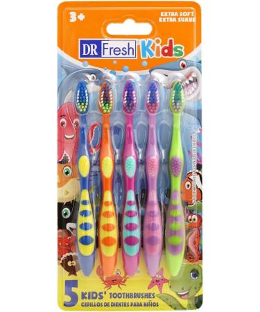 Dr. Fresh Kids' Extra Soft Toothbrushes - 2 Pack - Buy Online on GoSupps.com