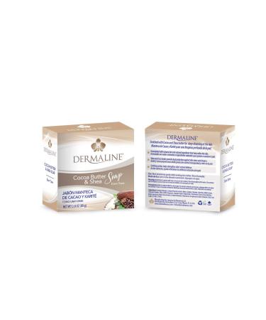 Buy Dermaline Cocoa Butter & Shea Soap - Nourishing Skin Care for All Skin Types | International Shipping Available - Buy Online on GoSupps.com