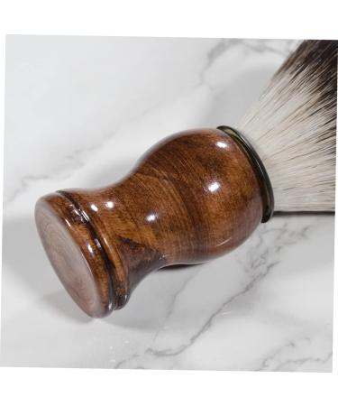 Beavorty Wooden Shaving Brush for Men - 11x3.2CM Nylon Beard Grooming Tool - Buy Internationally - Buy Online on GoSupps.com