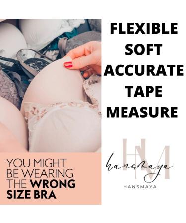 HANSMAYA Soft Tape Measure - Body Measuring Fiberglass Sewing Tailor Ruler 150cm/60inch White - Buy Online on GoSupps.com