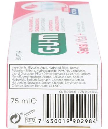 Gum Sensivital+ Toothpaste | Best Relief for Sensitive Teeth - Buy Online Internationally - Buy Online on GoSupps.com