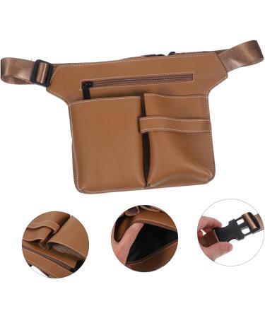 Minkissy Lichen Hair Stand Scissor Holder - Must-Have Hairdressing Tool Belt & Bag - Vintage Hair Scissors Apron (25x19cm Khaki) - Buy Online on GoSupps.com