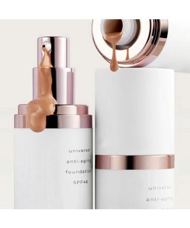 Evonex Anti-Aging Foundation - 2 Pieces Anti-Aging Serum Anti-Aging Moisturizing Cream Foundation Serum for Women Tinted Solar Screen for Face with Light Transparent Coverage Universal Tint - Buy Online on GoSupps.com