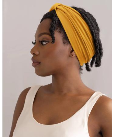 6 Pack Wide Knotted Headbands for Women - Non-Slip Boho Hair Wraps in Solid Colors - Buy Online on GoSupps.com