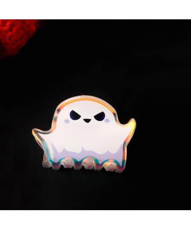 Halloween Hair Clips - Ghost Hair Clip | Halloween Hair Accessories | Versatile Small Hair Clips Halloween Heads Clip For Women Girls | Halloween Hair Clips Cosplay Party Theme For Women Girls Ghost Hairpin-4 - Buy Online on GoSupps.com