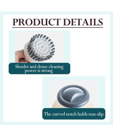 2 Pcs Stainless Steel Scrubber with Handle and 2 Pcs Dish Brush Steel Wool Scrubber Pot Scrubbers for Kitchen Dish Scrubber Brush 2 Style Dish Scrub Brush. (Gray Blue) - Buy Online on GoSupps.com