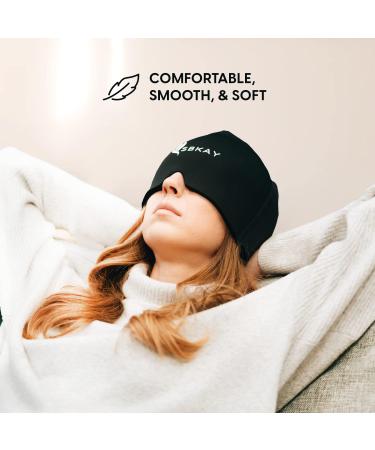 Comfortable Migraine Relief Cap | Gel Ice Head Wrap for Natural Hot/Cold Therapy - Headache & Stress Relief | One Size Fits All - Buy Online on GoSupps.com