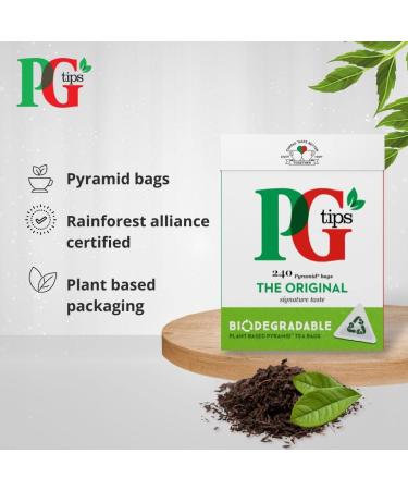 Buy PG TIPS Black Tea - Pack of 4 (960 Tea Bags) | International Shipping Available - Buy Online on GoSupps.com