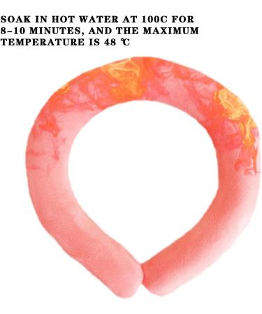 Shop Rosixehird Ergonomic Neck Heating Collar - Comfortable Leak-Proof Reusable Neck Warmer for Winter Sports & Walking - Pink - Buy Online on GoSupps.com