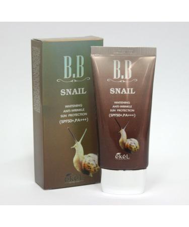 eKeL Snail Bb Cream 50Ml / Blemish Balm Whitening Anti-Wrinkle Spf50+ Pa+++ / Korea Cosmetics