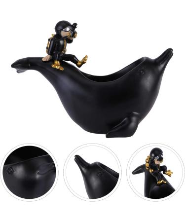 Zerodeko 27x19cm Storage Bracelet Plate - Decorative Jewelry & Sweets Holder Resin Dolphin Design for Home & Tablet Serving - Buy Online on GoSupps.com