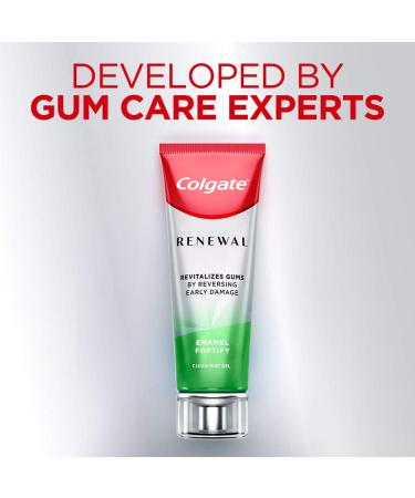 Colgate Renewal Gum & Enamel Fortify Toothpaste - Clean Mint Gel (3oz) - Buy Online on GoSupps.com