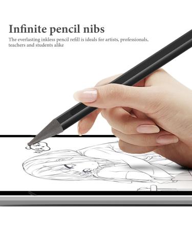 ULTECHNOVO 10pcs Forever Pencil Tips Lightweight Pencils Pencil Replaceable Tips Everlasting Pencil Tips Everlasting Pencil Refill Infinite Pencil Tips Metal Erasable Student Written - Buy Online on GoSupps.com