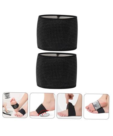 FRCOLOR Arch Support Sleeves for Flatfoot | TPE Insoles for Comfort | Outdoor Foot Support for Men & Women | 1 Pair Black (11.6x6cm - Buy Online on GoSupps.com