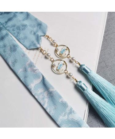 Minkissy Old Chinese Hair Tie - Elegant Clouds Hair Bands & Tassel Ponytail Holders for Traditional Outfits - Buy Online on GoSupps.com