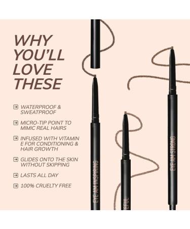 REALHER Definer Brow Pencil in Dark Brown - Achieve Subtle or Bold Brows - Buy Online on GoSupps.com
