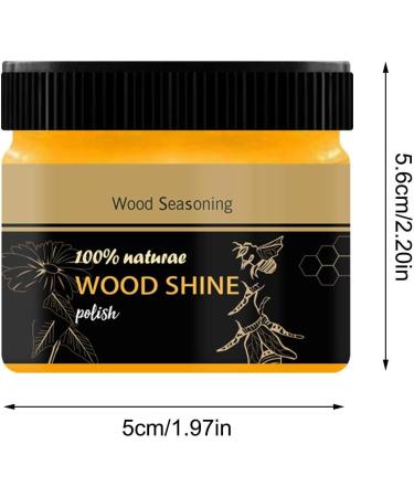 QINGLOU Wood Seasoning BeewaxTraditional Beeswax Polish for Wood and FurnitureNatural Beeswax Multipurpose Furniture Care Beeswax for Cleaning and Protecting Wooden Furniture Compatible - Buy Online on GoSupps.com