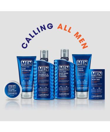 Giovanni Men s Hair Styling Gel 6.8 oz - Define Style Control Frizz & Add Shine - Vegan-Friendly Cedarwood Collection - Buy Online on GoSupps.com