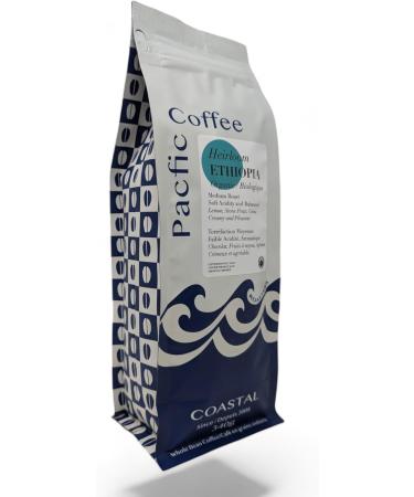 Pacific Coffee Roasters Heirloom Ethiopia Organic Coffee 340g Fair Trade Ethiopian Sidamo 340 g (Pack of 1) - Buy Online on GoSupps.com