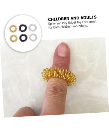 Frcolor 9-St Massager Ring - Aromatic Acupressure Finger Massage Tool | International Shipping on Household & Toy Items - Buy Online on GoSupps.com