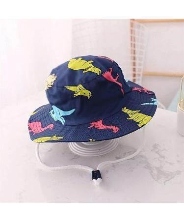 XYIYI Kids Bucket Hat | Adjustable Sun Hat for Boys Girls 4-8 Years | Breathable Beach Hat with Swordback Dragon Design - Buy Online on GoSupps.com