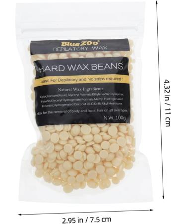 Healeved 1Bag Wax Beans for Hair Removal Hard Wax Beans for Women Men Suitable for Arm Leg Face Underarms Cream Soft Effective Skin Care - Buy Online on GoSupps.com
