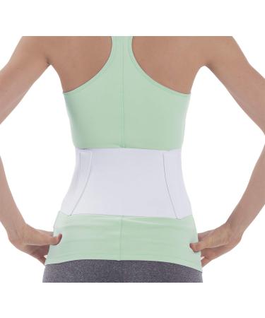 NYOrtho Tapered Abdominal Binder Compression Wrap - Breathable Stomach Support Post Injury or Surgery - with Contoured Body-Specific Design - 36-42 Inch 36-42 Inch 6 Inch High