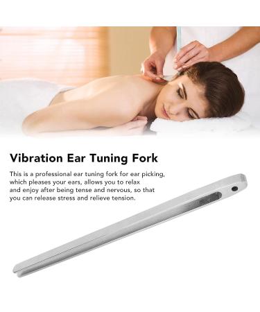 Stainless Steel Ear Tuning Fork Set - Professional Vibration Relaxation Tool for Home & Salon Use (11x18cm) - Buy Online on GoSupps.com