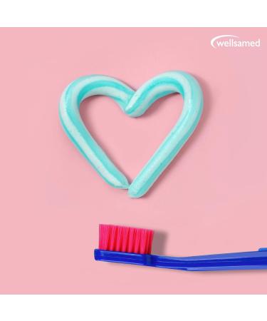 Wellsamed Value Pack: 12 Supersoft Manual Toothbrushes for Sensitive Teeth - Buy Internationally - Buy Online on GoSupps.com
