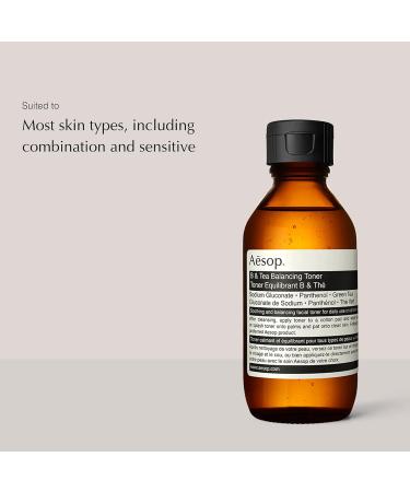 Aesop B & Tea Balancing Toner - 3.3 fl oz | Paraben-Free Vegan Facial Toner for All Skin Types | Hydrating Toner for Aging & Dry Skin - Shop Internationally - Buy Online on GoSupps.com