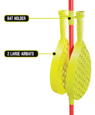 Swingball Classic Original - Red & Yellow | Outdoor Fun | Traditional Ground Set with Tennis Ball & 2 Bats | Ages 5+ - Buy Online on GoSupps.com