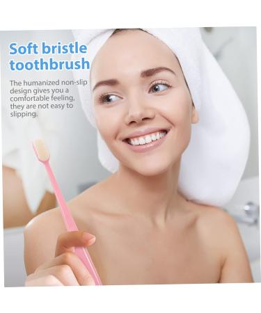 Minkissy Portable Toothbrush Set - 8 Soft Bristles for Adults & Kids | Sensitive Cleaning | Premium PP Household Hand Toothbrushes - Buy Online on GoSupps.com