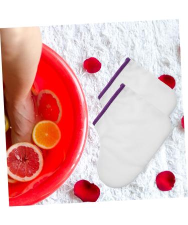 1paire De Soin Cire Pour Accessoire Hydratant Couvre Paraffine R utilisables Et Lavables Pour Soins Spa Et Hydratation - Buy Online on GoSupps.com