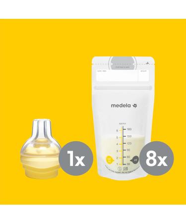 Medela Store & Feed Set | BPA-Free Breast Milk Storage Bottles Calma Teats & Bags | Buy Internationally - Buy Online on GoSupps.com