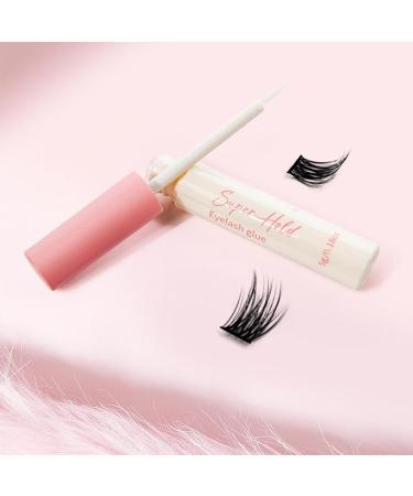 Eyelash Extension Glue - 5ml All Day Wear Eyelash Glue for Cluster Lashes Strong Hold Gentle Cluster Glue Waterproof Lash Glue for Sensitive Eyes Lash Clusters Personal Makeup - Buy Online on GoSupps.com