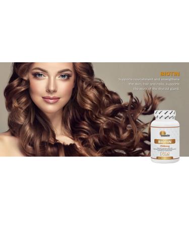 Sowelo Biotin 2500 McG - Premium Dietary Supplements for Hair Skin & Nails | Vitamin B7 | Anti-Aging | 120 Tablets - Buy Online on GoSupps.com