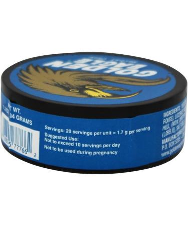Golden Eagle - Herbal Non-Tobacco Chew Licorice Mint - 1.2 oz. - Buy Online on GoSupps.com