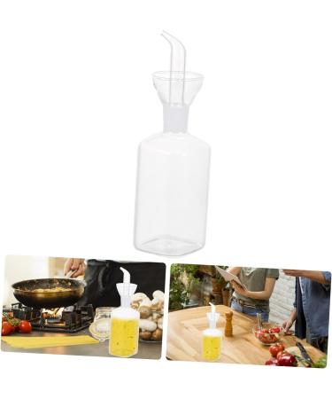 Zerodeko 1pc Glass Oil Bottle Soy Sauce Glass Olive Oil Bottle Oil Vinegar Jar Salad Oil Dispenser Household Oil Bottle Kitchen Glass Seasoning Bottle Liquid Oil Filter Pot Simple 26X5.8CM Transparent - Buy Online on GoSupps.com