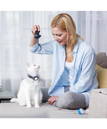 Adjustable Airtag Cat Neck Band with Bell | Silicone Protective Cover & Breakaway Safety Buckle | Black | Compatible with Apple Airtag - Buy Online on GoSupps.com