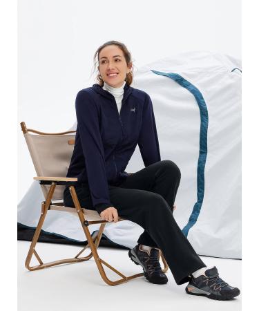 Baleaf Women's Stretch Straight Leg Golf Pants with Zipper Pockets - Black, Large - Buy Online on GoSupps.com