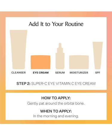 StriVectin Super-C Eye Cream - Brightening & Firming Vitamin C Hyaluronic Acid - International Shipping - 0.51 Oz - Buy Online on GoSupps.com