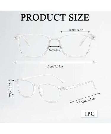 SRLWMYI Blue Light Filter Glasses for Men & Women | Gaming & Computer Safety Glasses | TR90 Unprescribed UV Protection - Buy Online on GoSupps.com