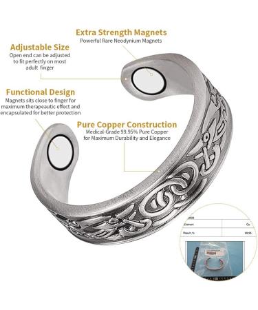 Magnetic Therapy Joint Bone Ring | Relieve Arthritis & Migraines | Magnetic Jewelry Gift Box - Buy Online on GoSupps.com