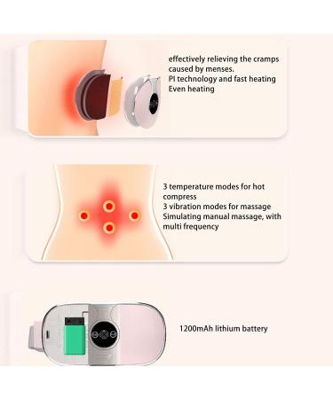 Buy Hztyyier Menstrual Heating Pad - USB Charging 3 Frequencies LED Display Pink | Perfect for Cramps Relief - International Shipping Available - Buy Online on GoSupps.com