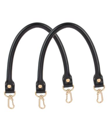 AUEAR, Replacement Handles Bag Purses Straps Black Handbag Strap for Handmade Bag Straw Bag (15.7 Inches, Style A, 2 Pack) Style A Black - Buy Online on GoSupps.com