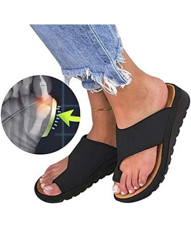 BestWalk Bunion Sandals | Orthopedic Premium Toe Corrector | Black 8.5-9 Size - Buy Online on GoSupps.com