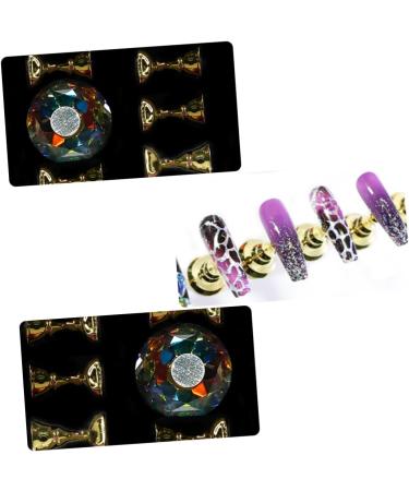 Ipetboom 1 Set Nail Art Display Stand Practice Seat Nail Display Nail Tip Display Stand Nail Tip Holder Nail Art Stand Nail Practice Stand Nail Tips Stand Manicure Base Product - Buy Online on GoSupps.com