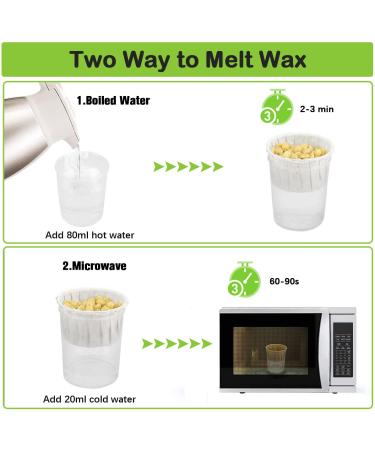 Nose Wax Kit - 42 Piece Set for Easy, Quick & Painless Nose Hair Removal - Includes Wax Beads, Applicators, Stencils - Safe for Men and Women - Buy Online on GoSupps.com
