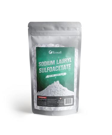 Pure Sodium Laury Sulfoacetate SLSA - 2 Pound - Ideal Bath Bomb Additive  Gentle on Skin  Surfactant & Latherer - Ecoxall Chemicals